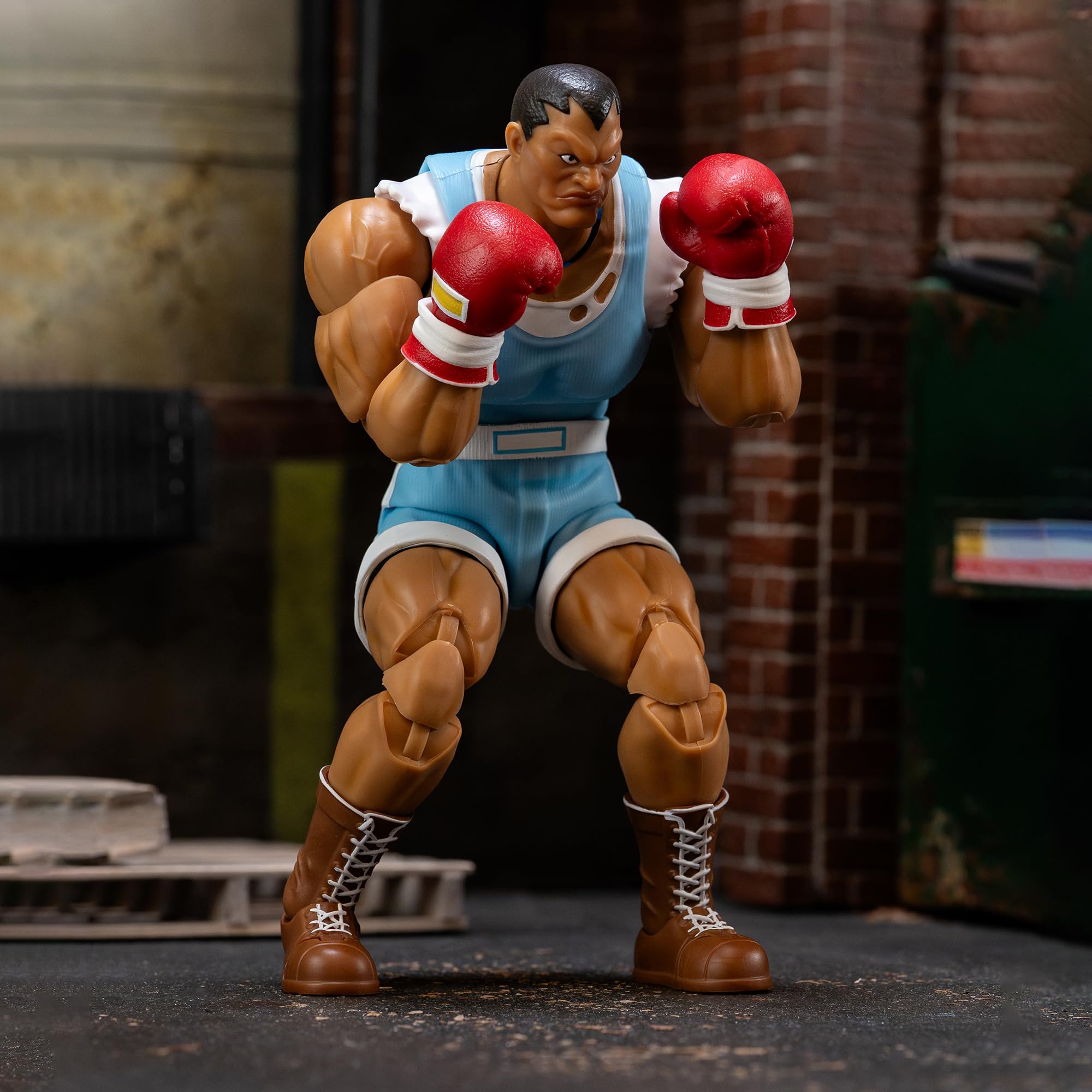 Jada Street Fighter Figurka Balrog 17 cm Przegubowa z wymiennymi akcesoriami Figurka kolekcjonerska 13 lat (9335741314R00)