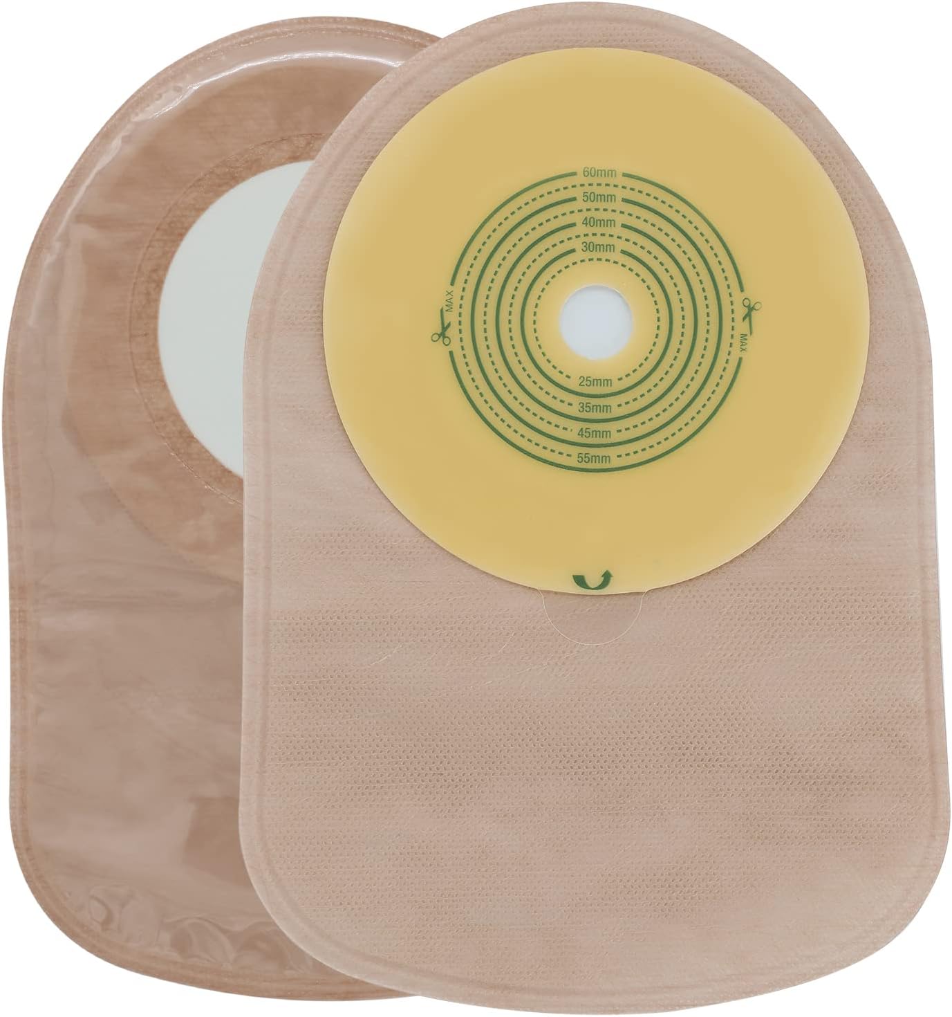 VLOOKUP 20 PCS Ostomy Bags,OnePiece Closed Stoma Bag