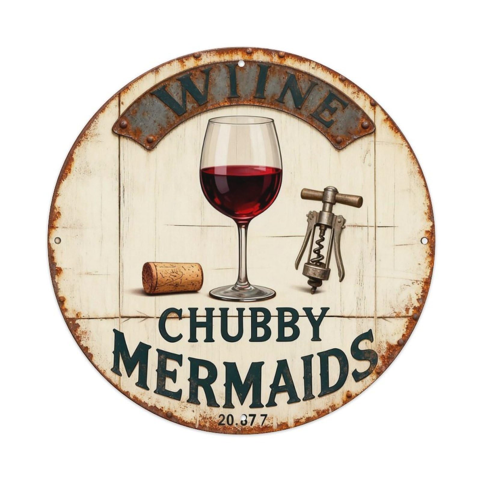 Wine Sign Metal Tin Sign Plaque