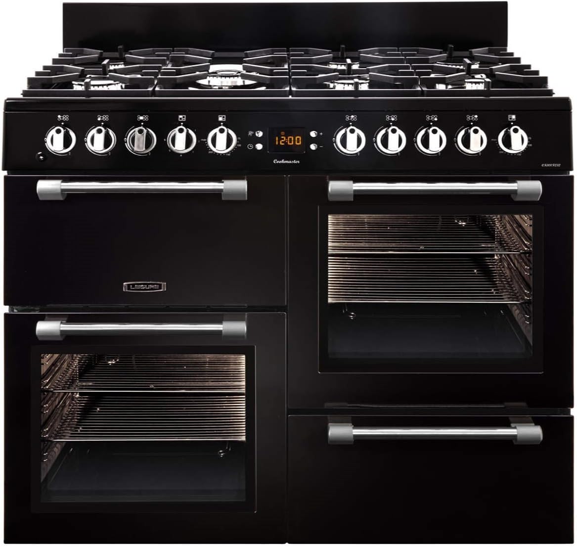Leisure Cookmaster 100 CK100F232K 100cm Dual Fuel Range Cooker - Black