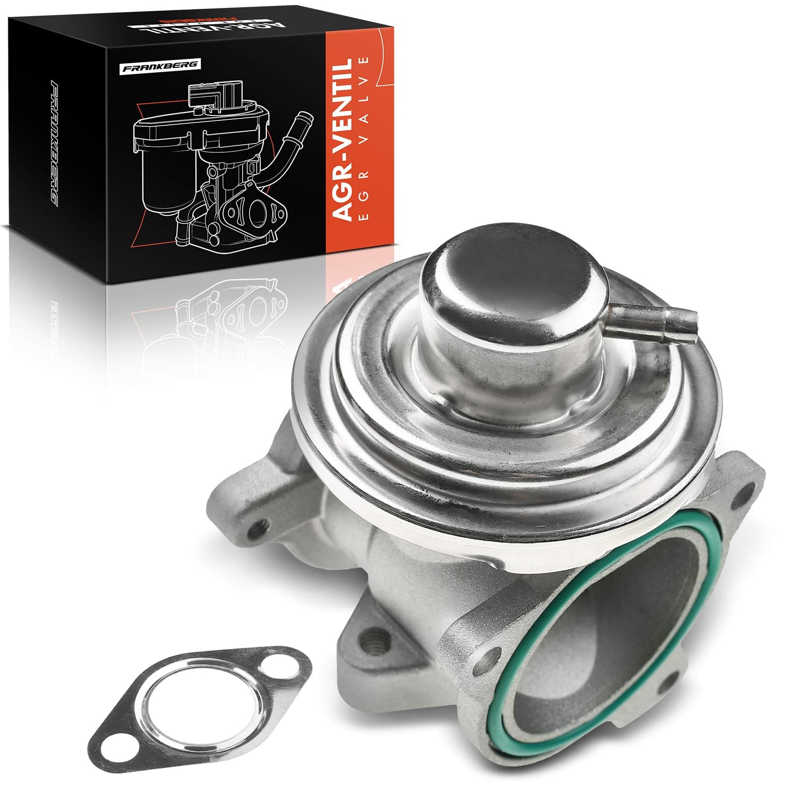 Frankberg Ricircolo dei gas di scarico del radiatore della valvola EGR | 045131501F; Compatibile con: Polo 9A 9N, R.o.o.m.s.t.e.r 5J7, Fabia I Praktik 6Y5, Polo Saloon 9A2 9A4 9A6 9N2