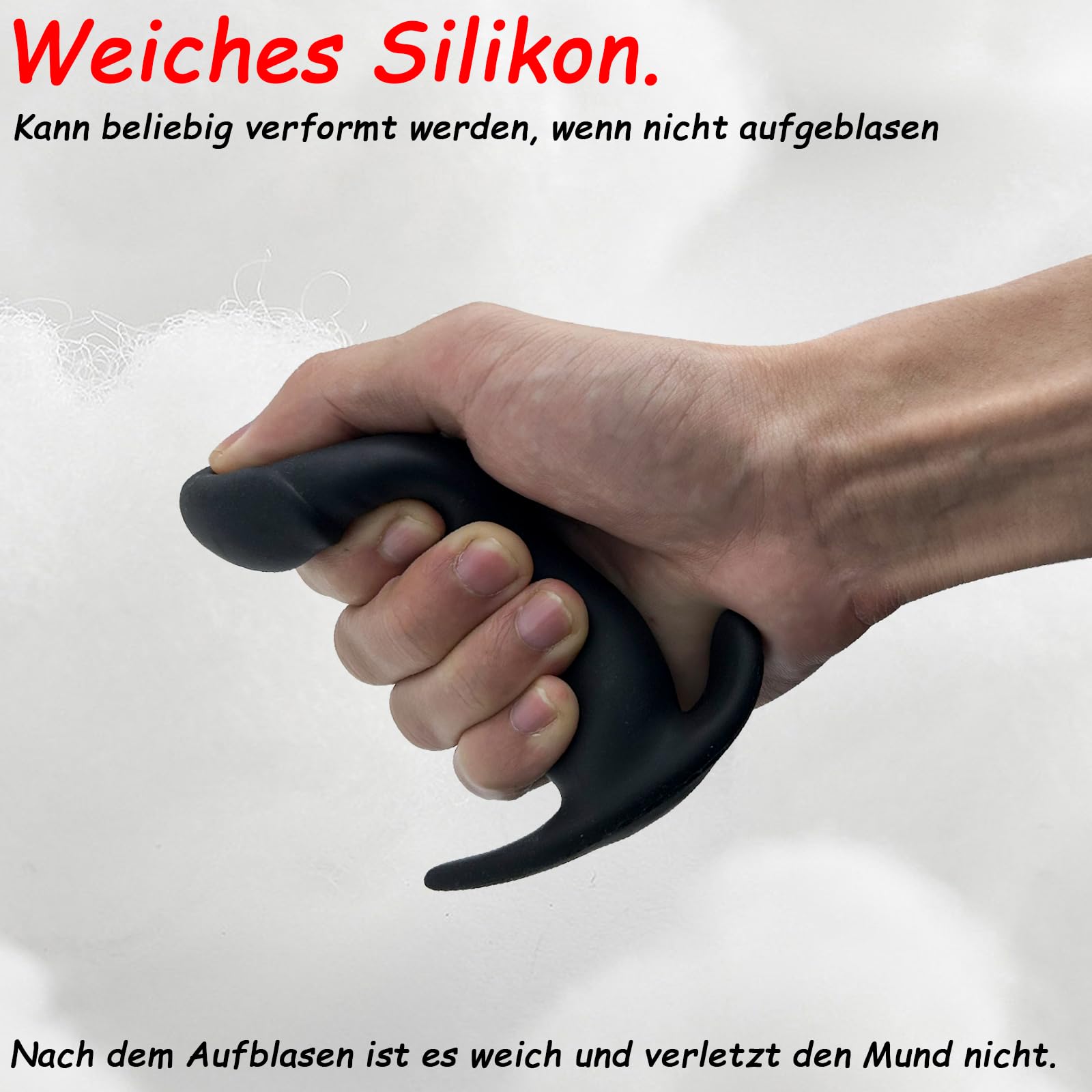 Bâillon Gonflable Bâillon En Silicone Bâillon Sexuel Sm Grand Bâillon Pour Pénis Pour Bondage Bâillon Pour La Bouche Gode Noir Bâillon Gonflable Pour Pénis Boule De Bouche Jouet Sexuel Fétichiste