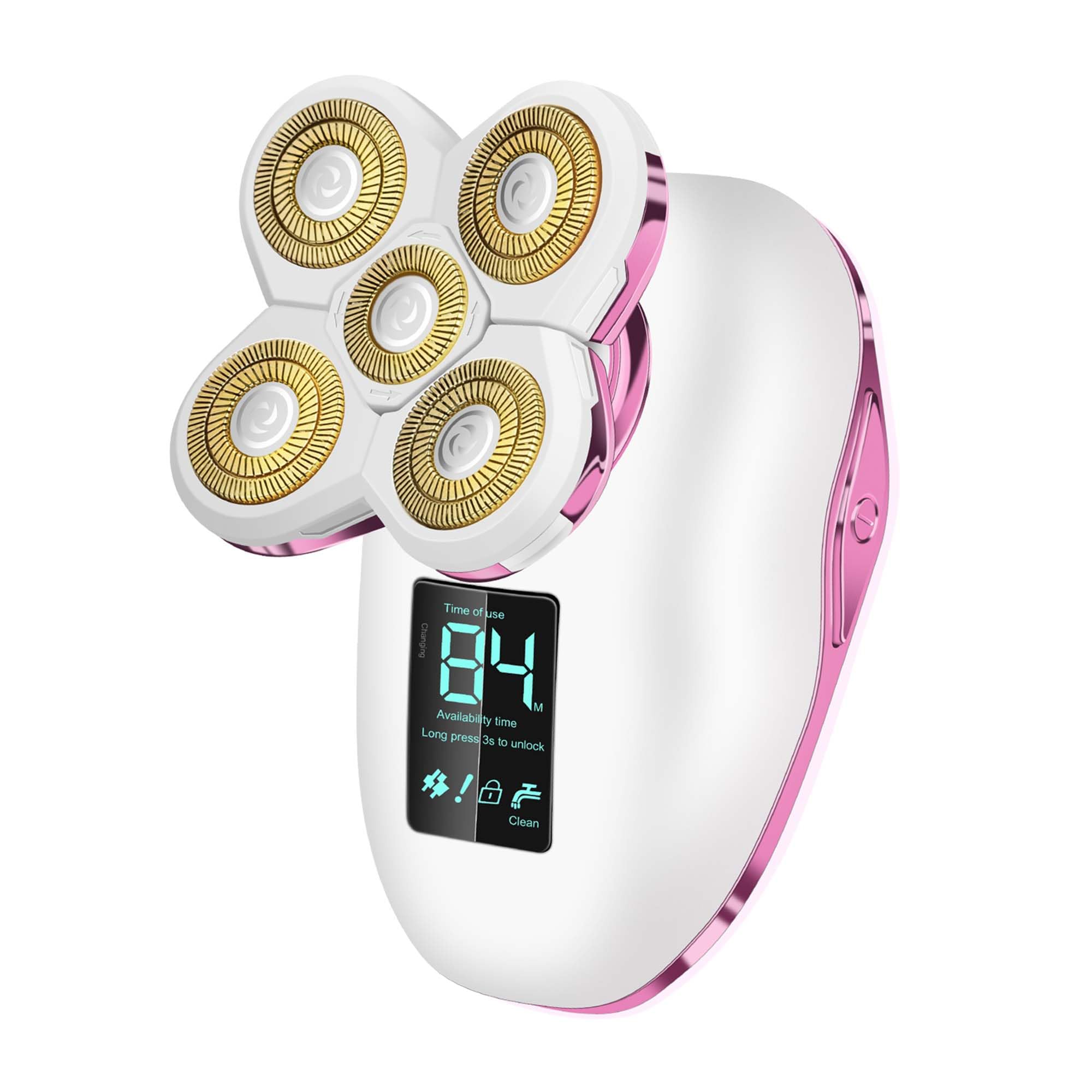 Electric Razors for Women- Waterproof &amp; Travel Lock for 5D Rotary Shaver