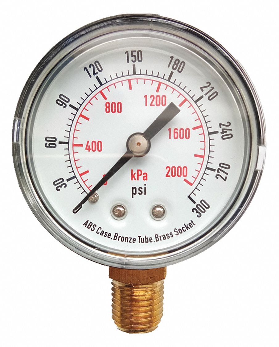 Pressure Gauge, Test, 2 in