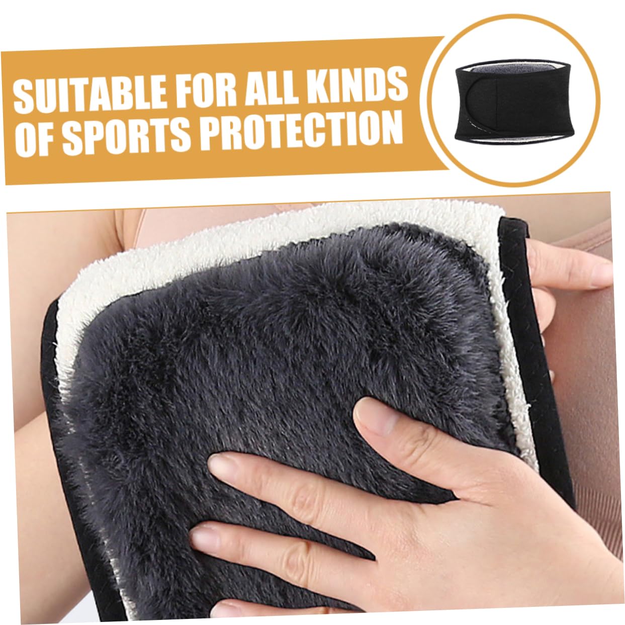 TOVINANNA Waist Support Breathable Waist Sleeve Lumbar Brace for Low Back Pain for Office Workers