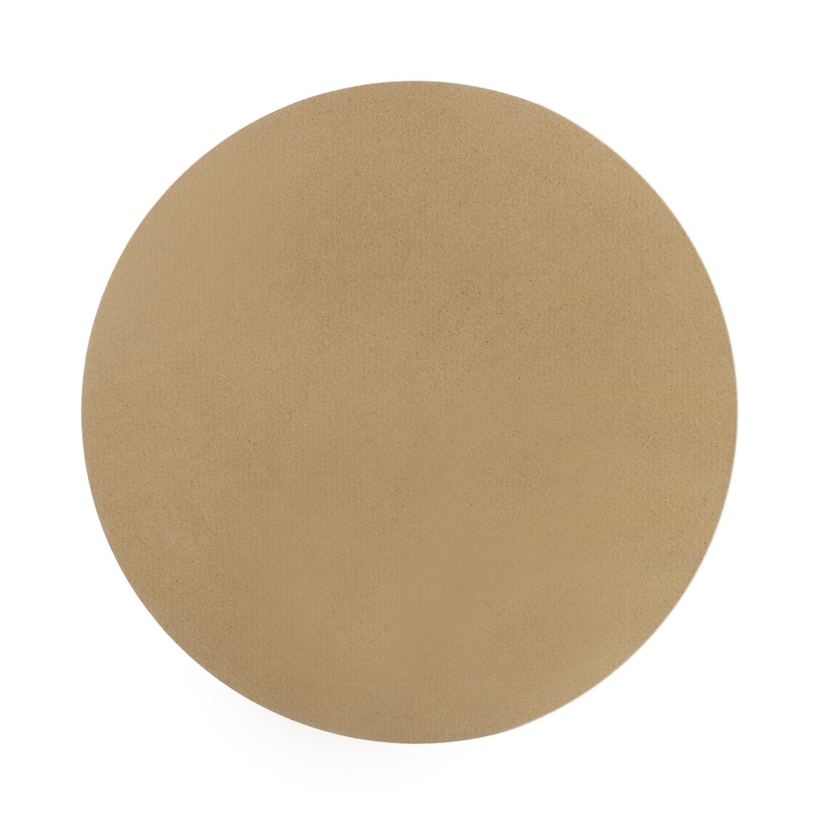 Panneaux de toile en bois brut rond 35,6 cm support peinture acrylique et coulage d'art DIY