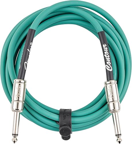 Amazon.co.jp_ Fender フェンダー Contour 10ft（約3m） Cable Sherwood Green ギターケーブル _ 家電＆カメラ