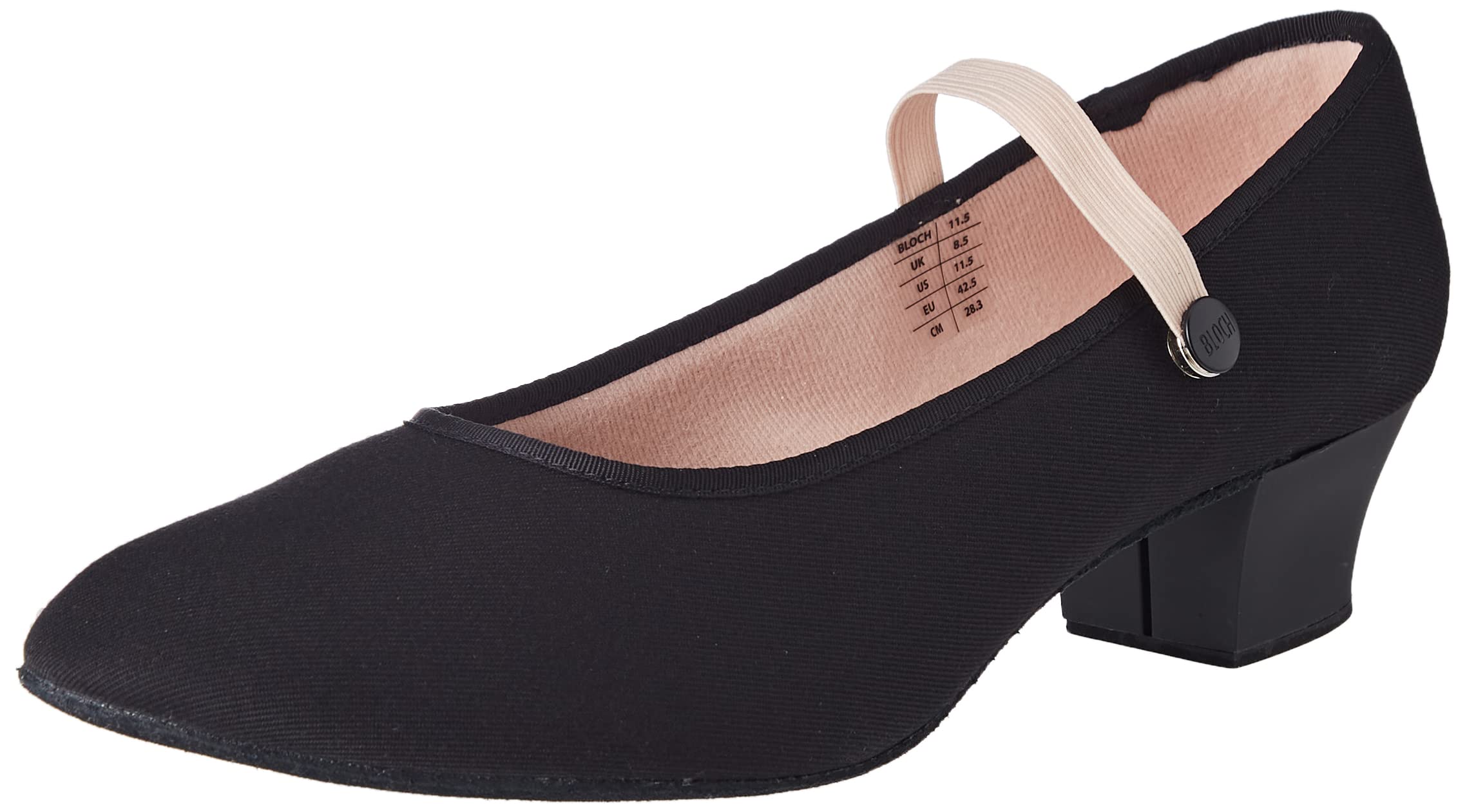 Bloch Tempo Canvas, Womens Jazz & Modern Dance Shoes, Black (Black), 4.5 (37.5 EU)