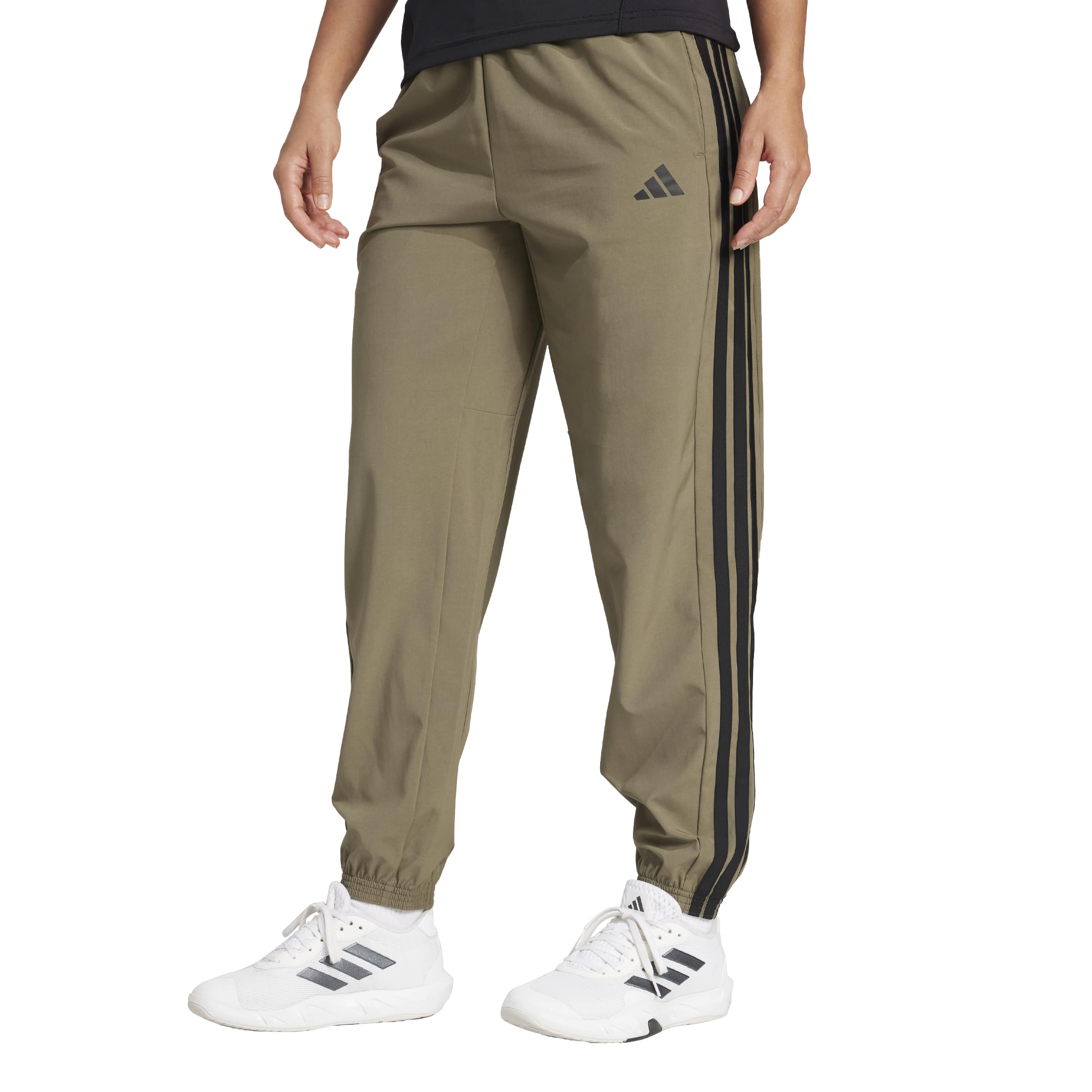 adidas Women's Train Essentials 3-Stripes Woven Pants