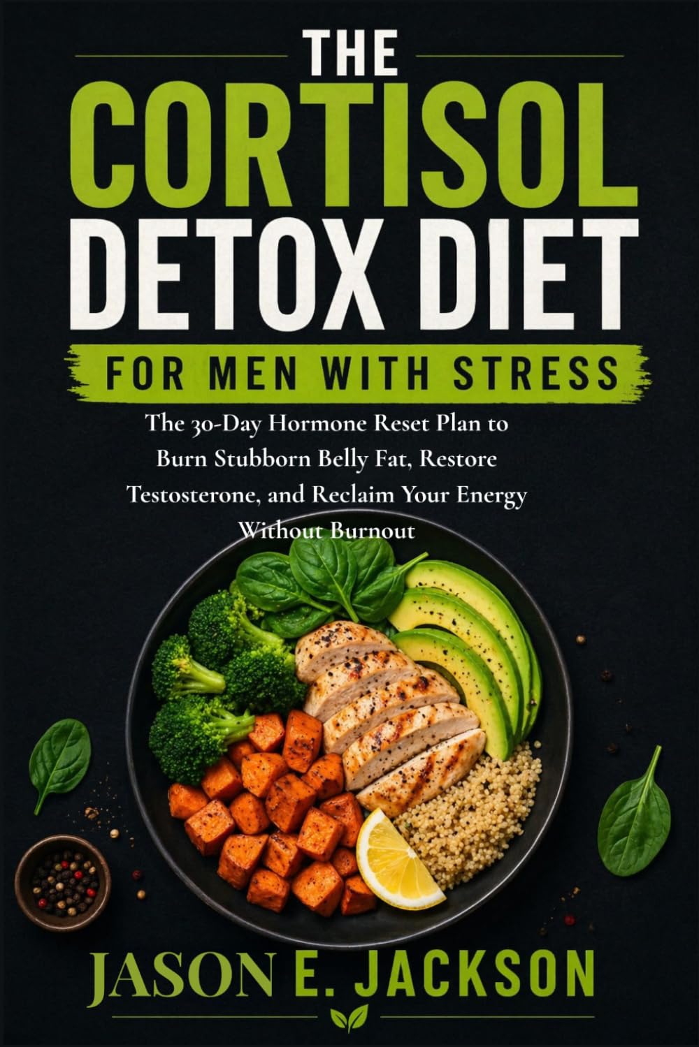 The Cortisol Detox Diet for Men With Stress: The 30-Day Hormone Reset Plan to Burn Stubborn Belly Fat, Restore Testosterone, and Reclaim Your Energy Without Burnout
