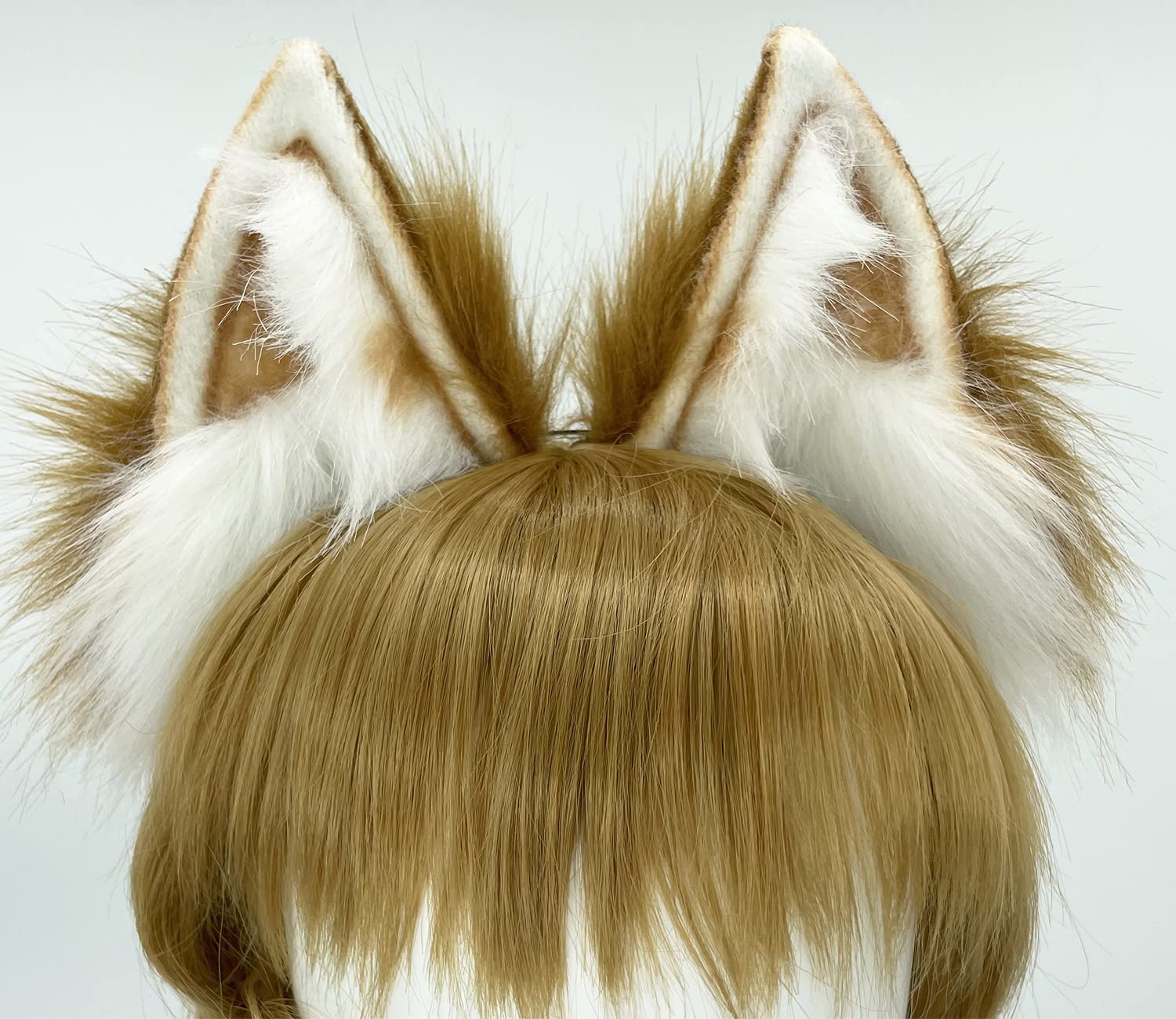 Agymo Handmade Cat Ears Cosplays,Animal headbands, Fox Wolf Animal ears, Costume Headwear Halloween costume