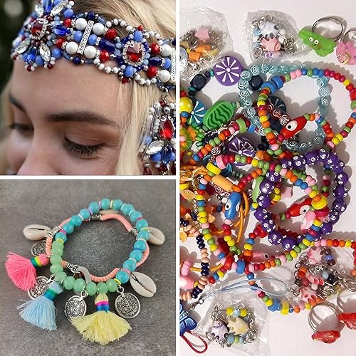 Miniatura 4 de TONIFUL Cordón de nailon dorado de 0.031 in x 70 yardas, cuerda de satén para hacer pulseras y joyas, macramé encerado, collar de cordón encerado,