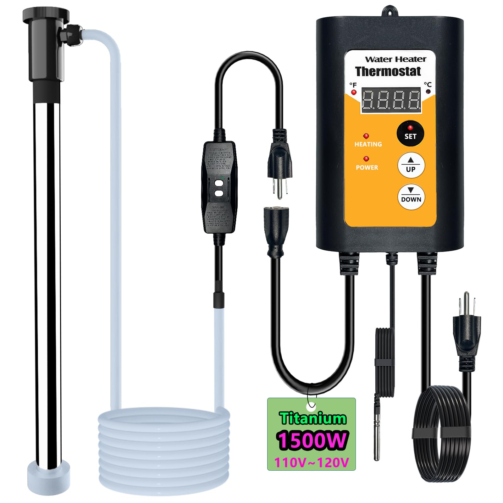 Photo 1 of JNICEANTAI 1500W Titanium Portable Water Heater