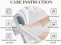 Vista 5 de Dreaming Casa - Cortinas transparentes sólidas DC10548-2 con paneles Rod Pocket