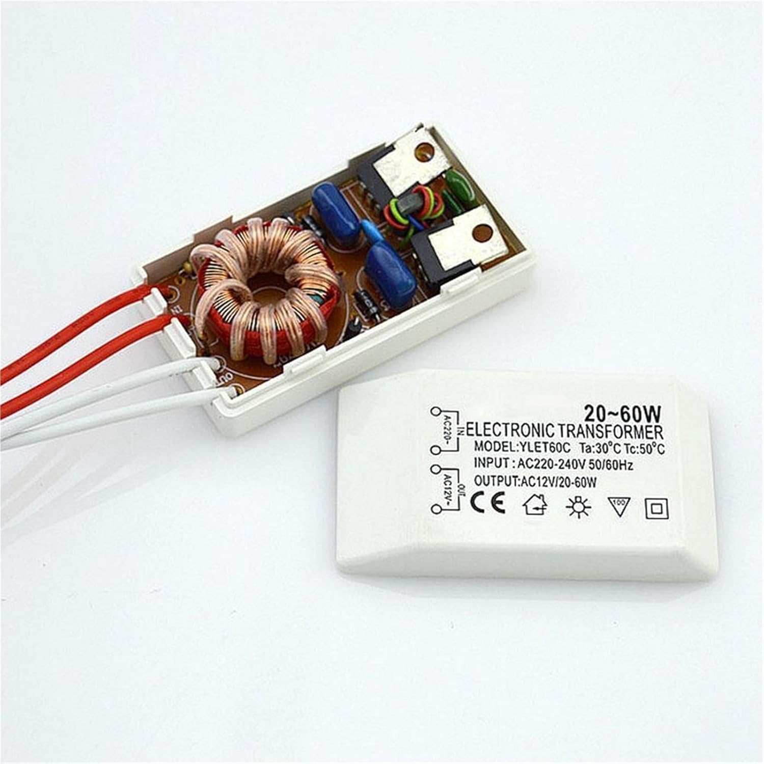 220V to 12V Halogen Lamp Electronic Transformer Power Supply Driver Adapter Professional Lighting Accessories