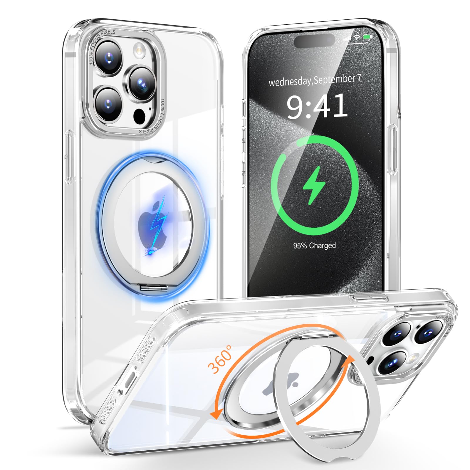 Amazon.co.jp: KWATUNG 互換品 iphone 15 pro max 用 ケース magsafe