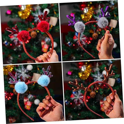 Miniatura 8 de COHEALI Diadema de joya, 9 piezas, molde de cornamenta, diadema con joyas, pinzas para el cabello para gelatinas, alce, molde de cuernos de resina,