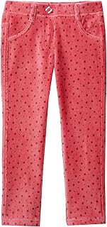 United Colors of BenettonArka Cebi Logo İşlemeli Tamamı Desenli Dar Kesim Pantolon Pantolon Kız çocuk 