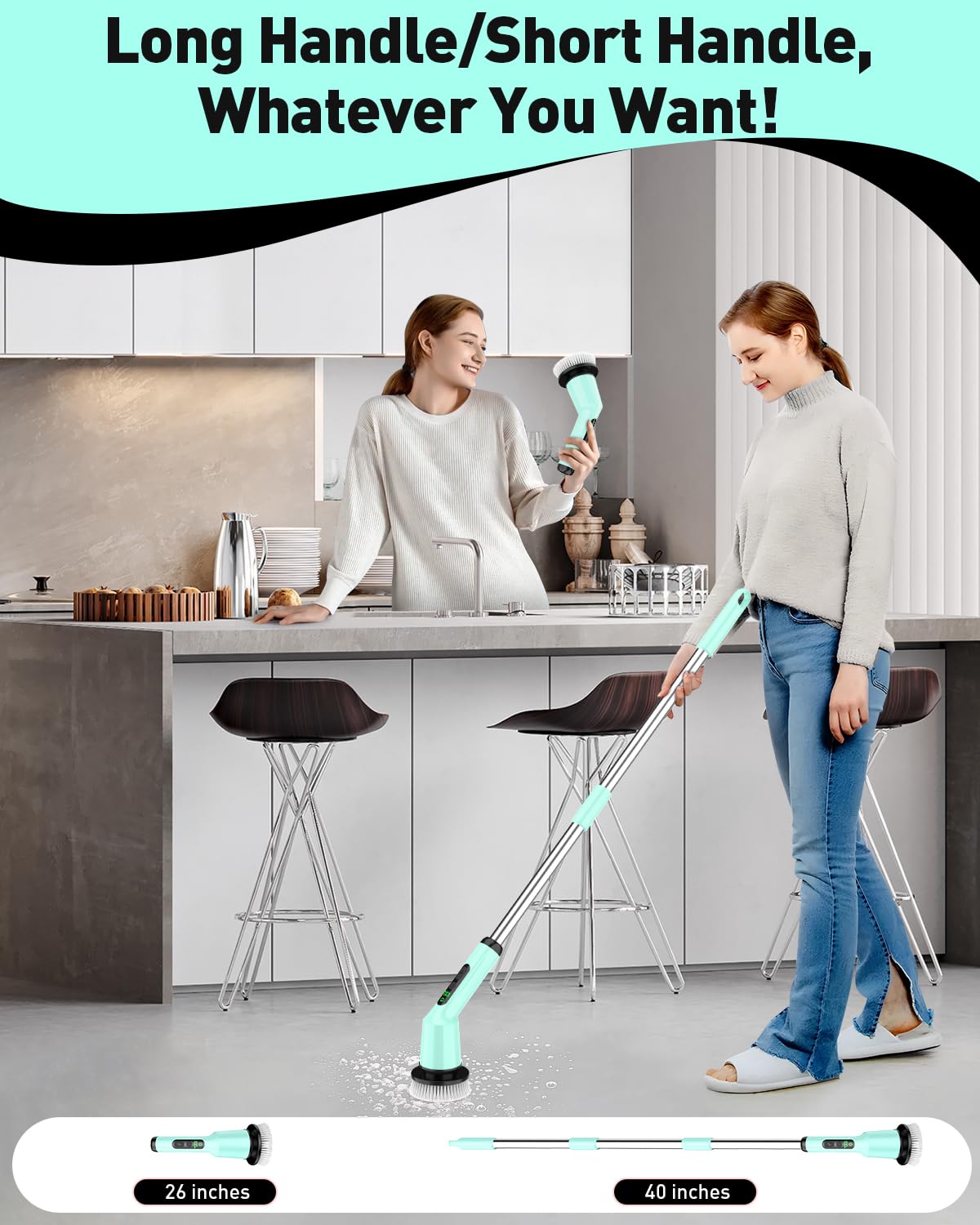 Electric Shower Scrubber - Powerful Cleaning! -5 Electric Shower Scrubber - Powerful Cleaning! -5
