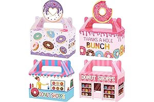 Sweet Donut Party Favor Boxes