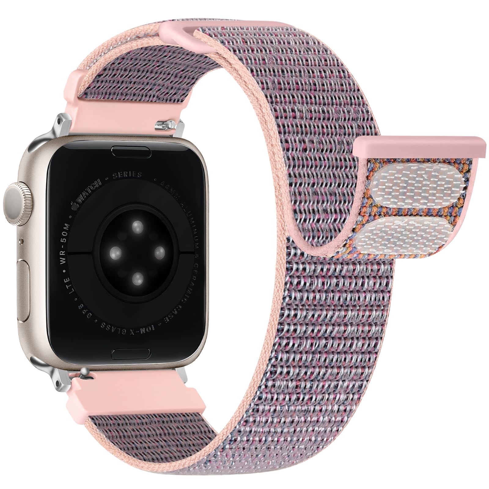 Bcuckood Nylon Sport Armband kompatibel mit Apple Watch 38mm 40mm 41mm 42mm 44mm 45mm 46mm 49mm für Damen Herren, Sport Solo Loop Armband für iWatch Serie 11 10 9 8 7 6 5 4 3 2 1 Ultra SE