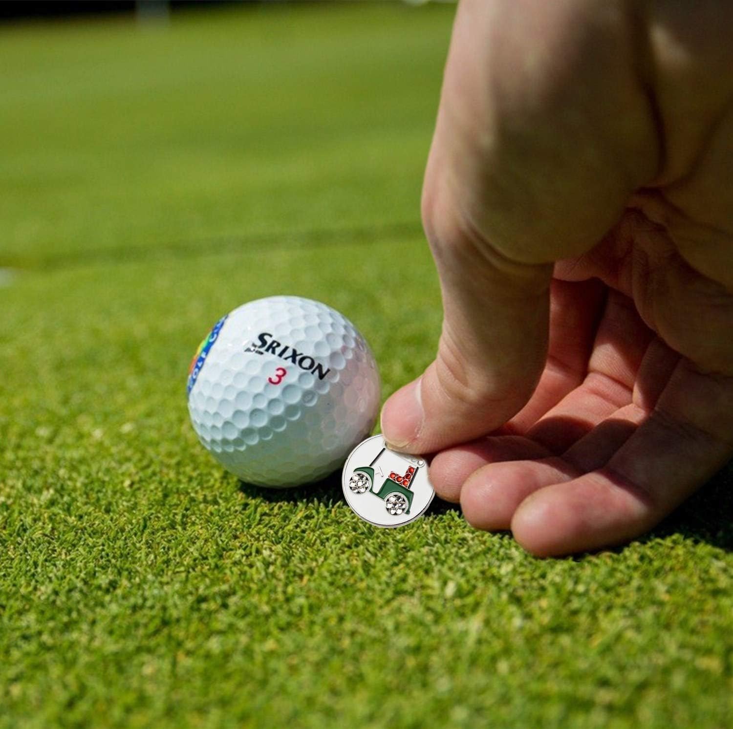 FINGER TEN Golf Ball Marker for Ladies Men Value 6 Pack - Image 4