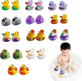 Patos de banho de Halloween - Brinquedos de patos de som de estilo de Halloween, lembrancinhas | Caixa de presente, lembrancinhas de festa, enchimentos de sacolas de guloseimas para crianças, Aezon
