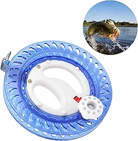 Multi Função Molinete de Pesca com Mosca ABS - Design Oco e Tração Suave para Acessório no Mar Rio Lago