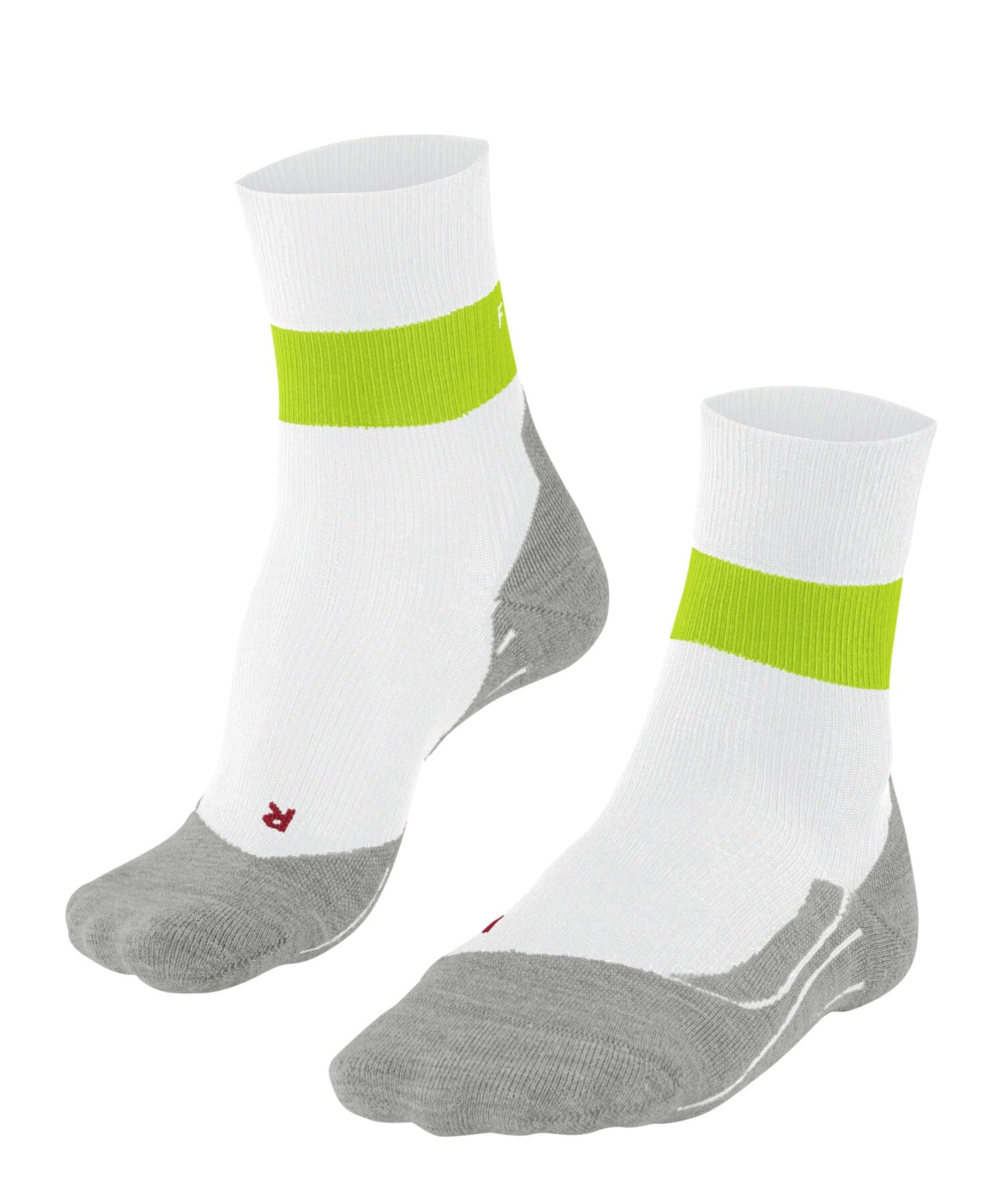 FALKE Men's RU Compression Stabilizing M So Lyocell Functional Yarn With Compression 1 Pair Running Socks, White 2007, 9.5-10.5