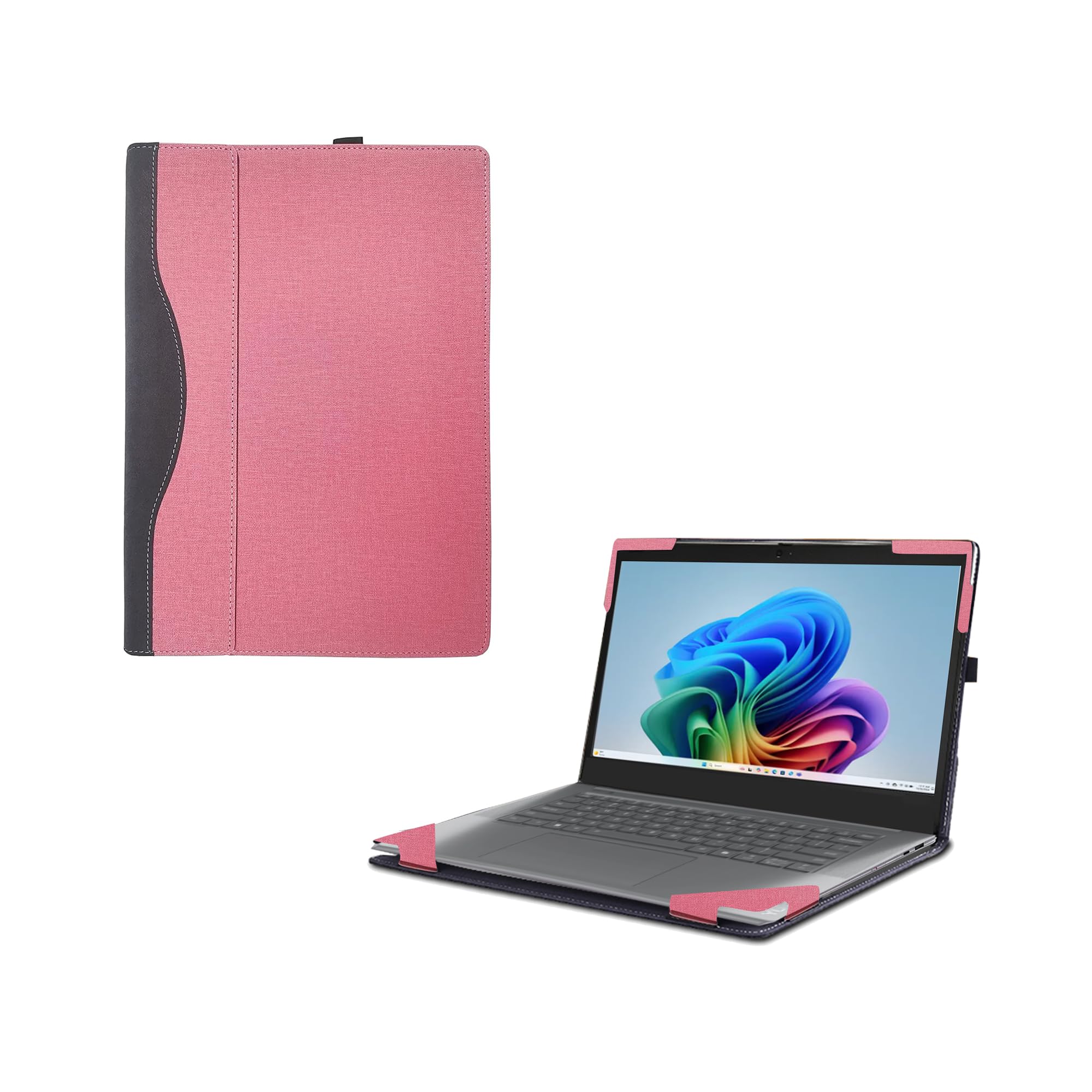 Protective Case For Lenovo Yoga Slim 7i/Ideapad Slim 5i/Slim 3i 15" Laptop - PU Leather Cover