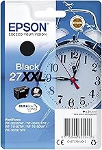 Epson 27 Series Alarm Clock, Original DURABrite Ultra Inkjet Cartridge, Size XXL, Black