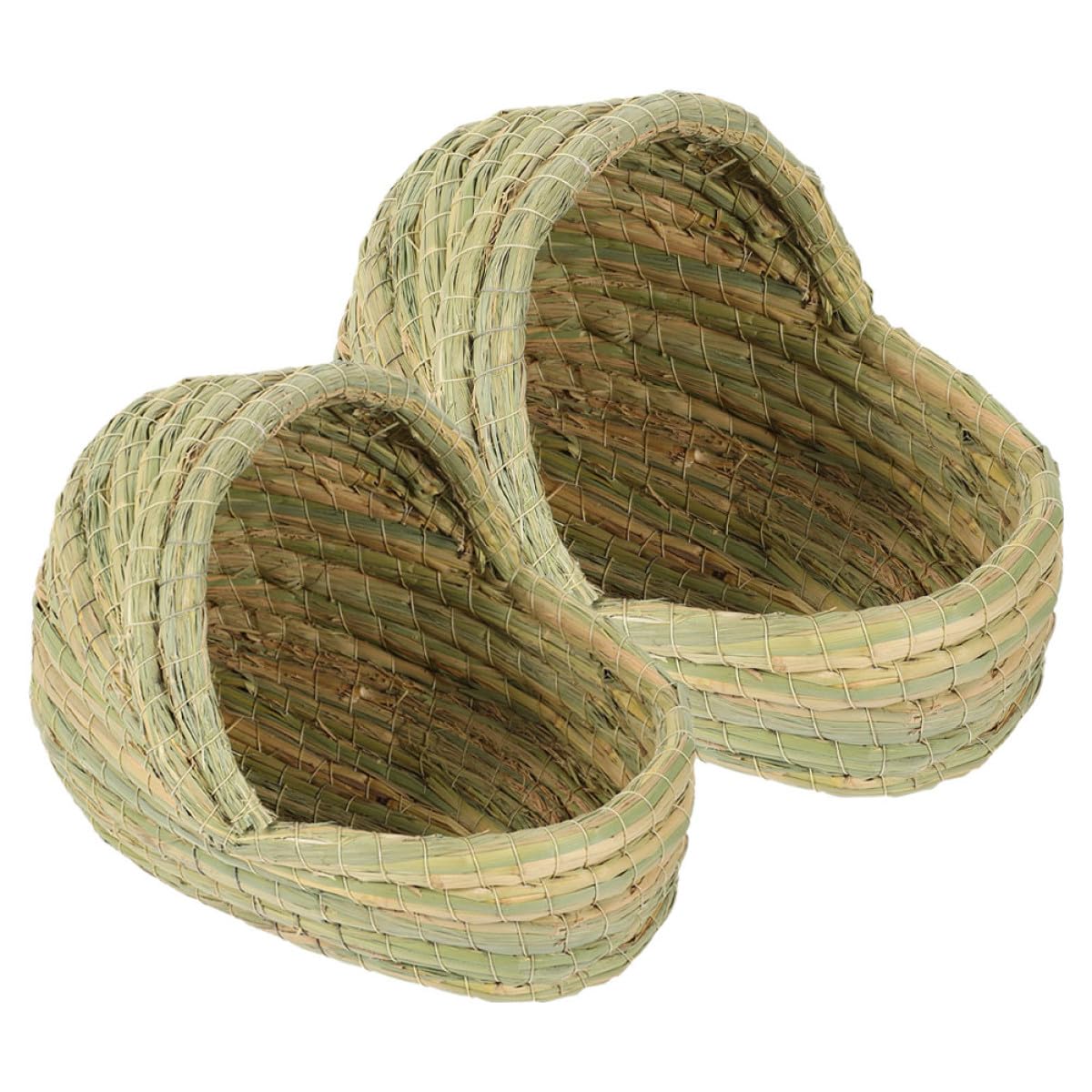 Nichoir poules en paille verte pour jardin et ferme