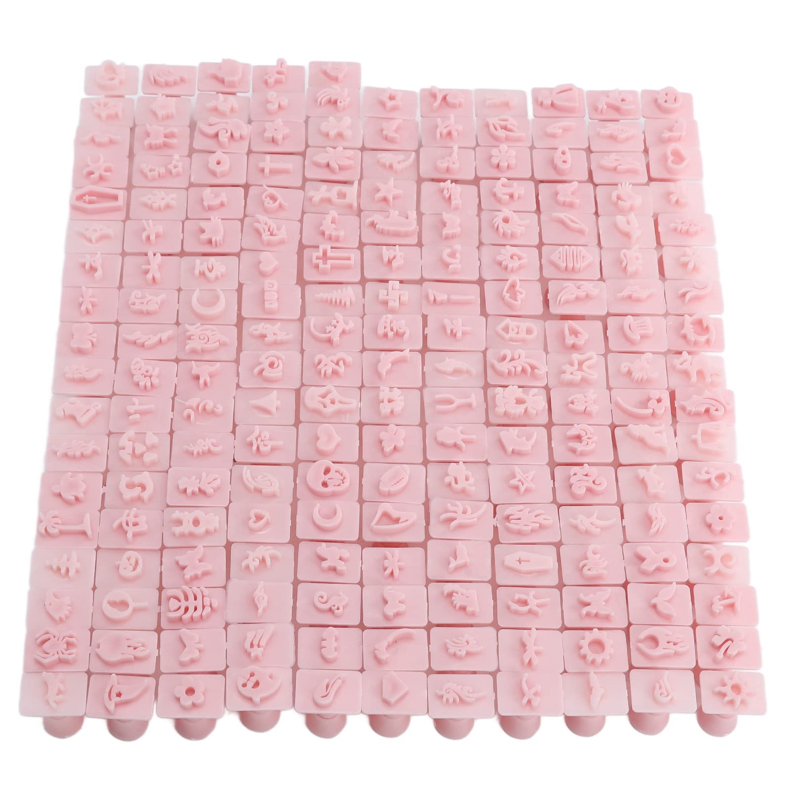 Giuraupi 192pcs 3d Nail Art Stamper Motivi Diversi Linee Chiare Strumenti di Stampaggio Manicure per Salone per Unghie