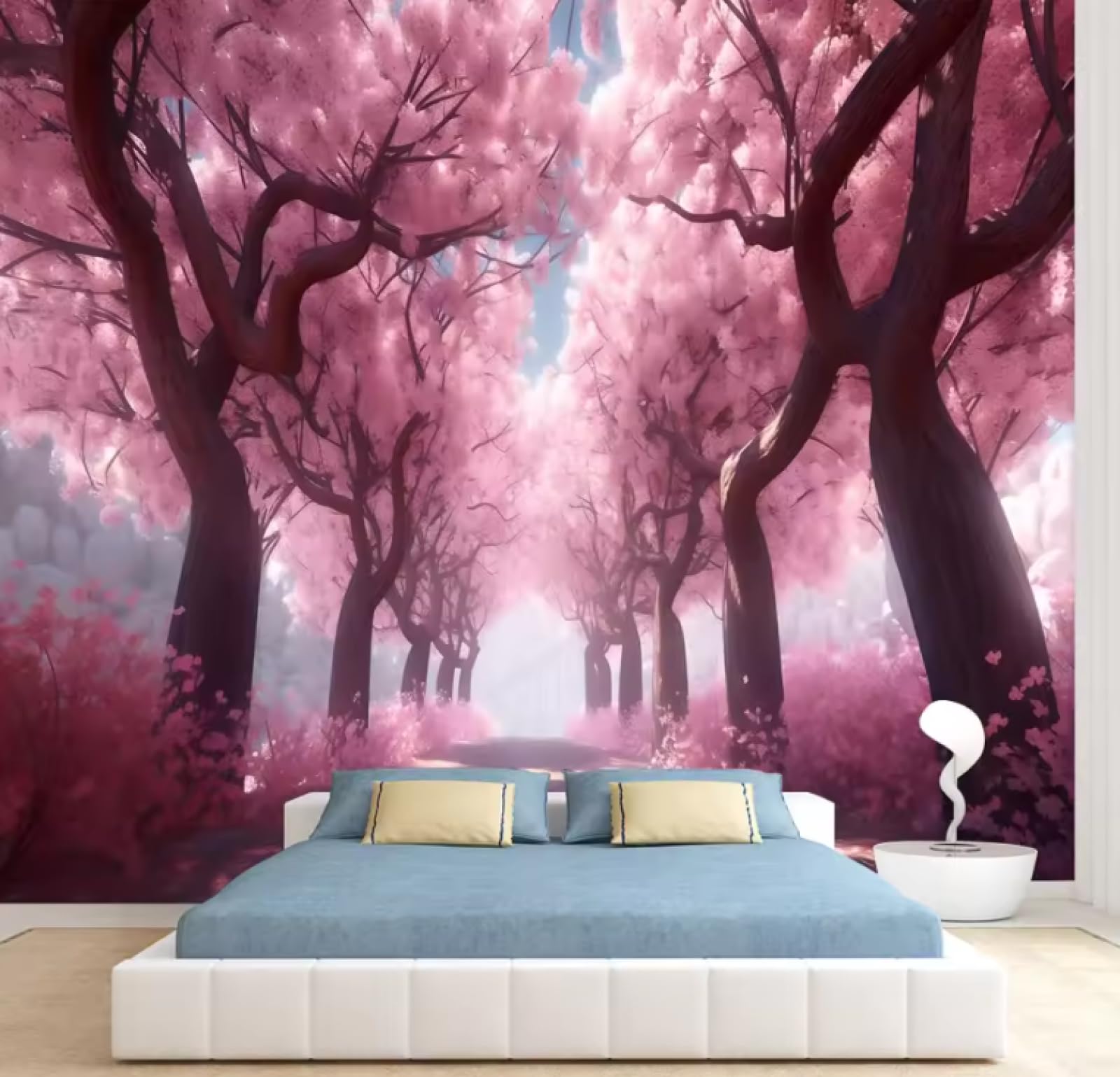 Tapety salon tapety wystrój domu kwiat wiśni kwiat mural 3D tapeta, 3D, 430 x 300 cm