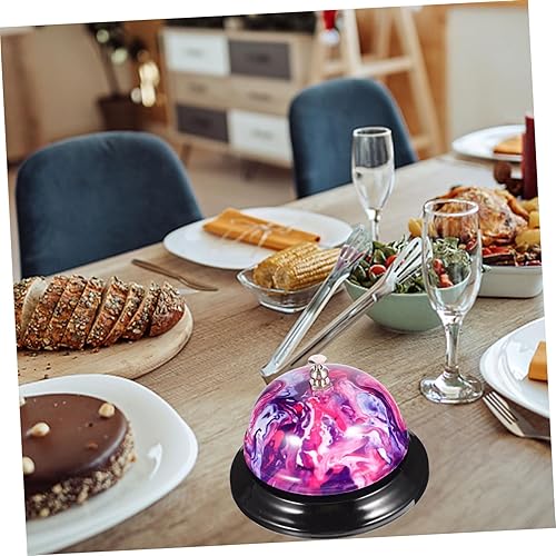 Miniatura 2 de EXCEART Campana de emergencia, campanilla de comedor, campana de anillo de cena, campana de aula para profesores, campanilla de mano de Papá Noel,