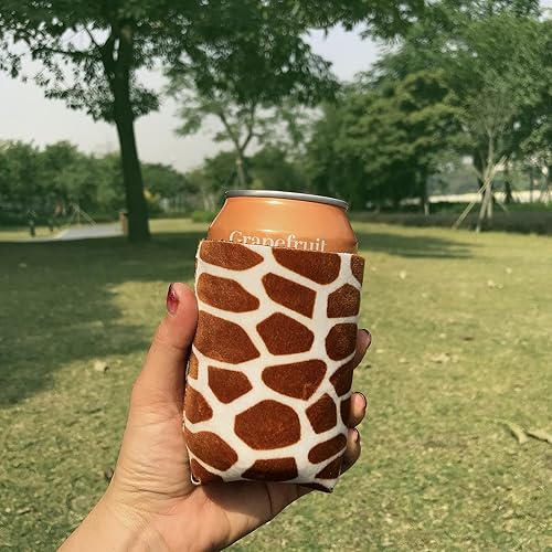 Miniatura 6 de Carol Velvet - Fundas de neopreno para latas de refrescos de cerveza, bebidas frías, cubierta aislada para botellas para barbacoa, soltero, fiesta