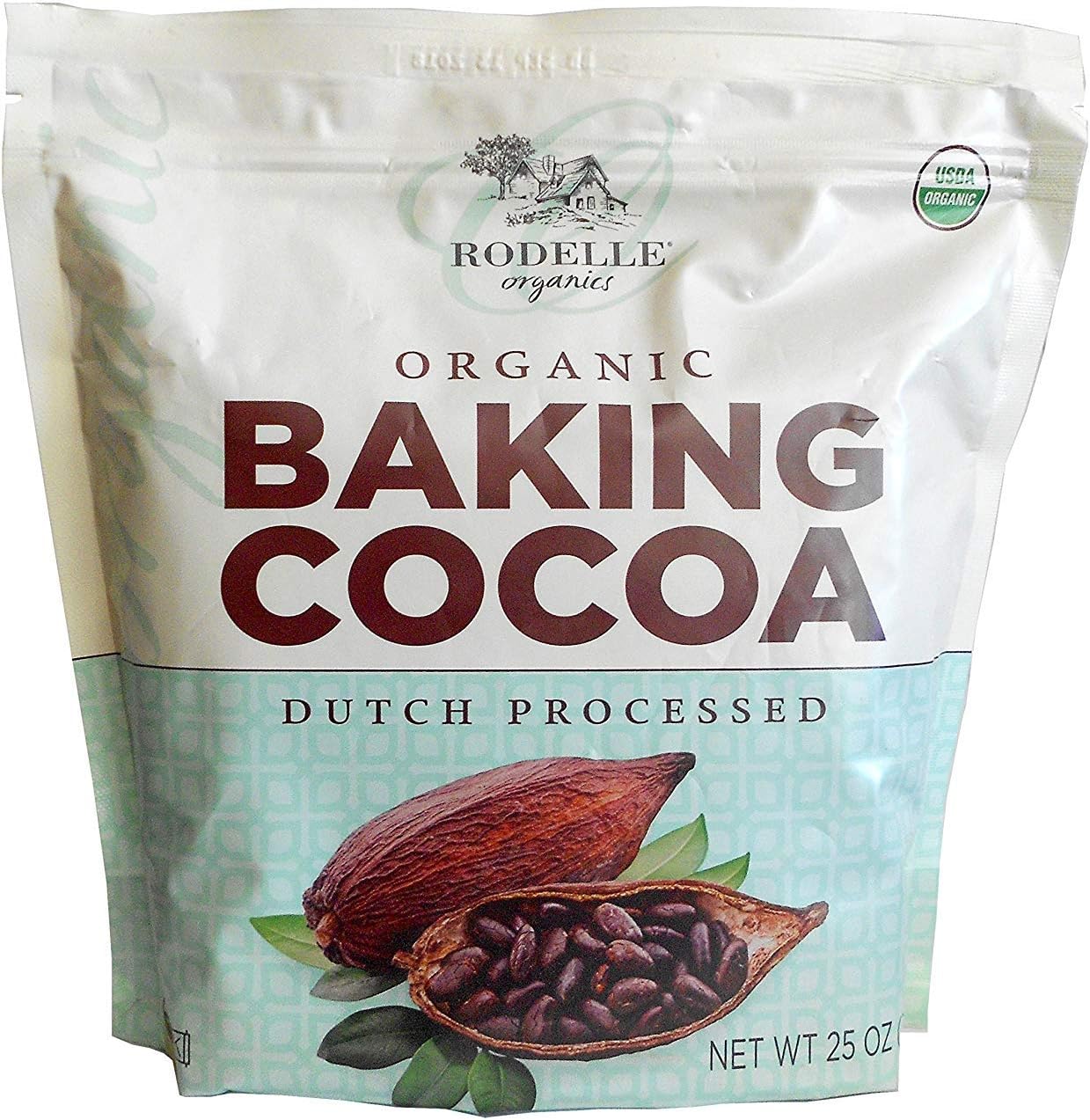 Rodelle Organic Baking Cocoa Powder Dutch Processed 25 Oz.