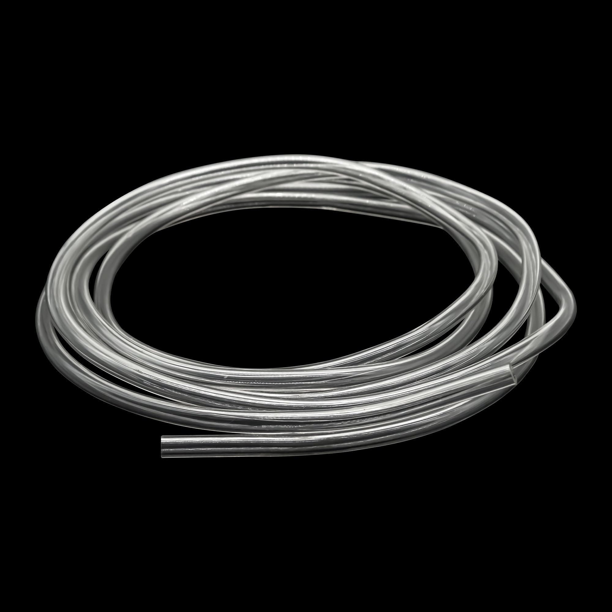 LAVMHAB PVC Tube 6mm ID x 8mm OD 2m(6.5ft) Clear Vinyl Hose PVC Tubing, Lightweight and Flexible Plastic Tubing Water Air Pipe