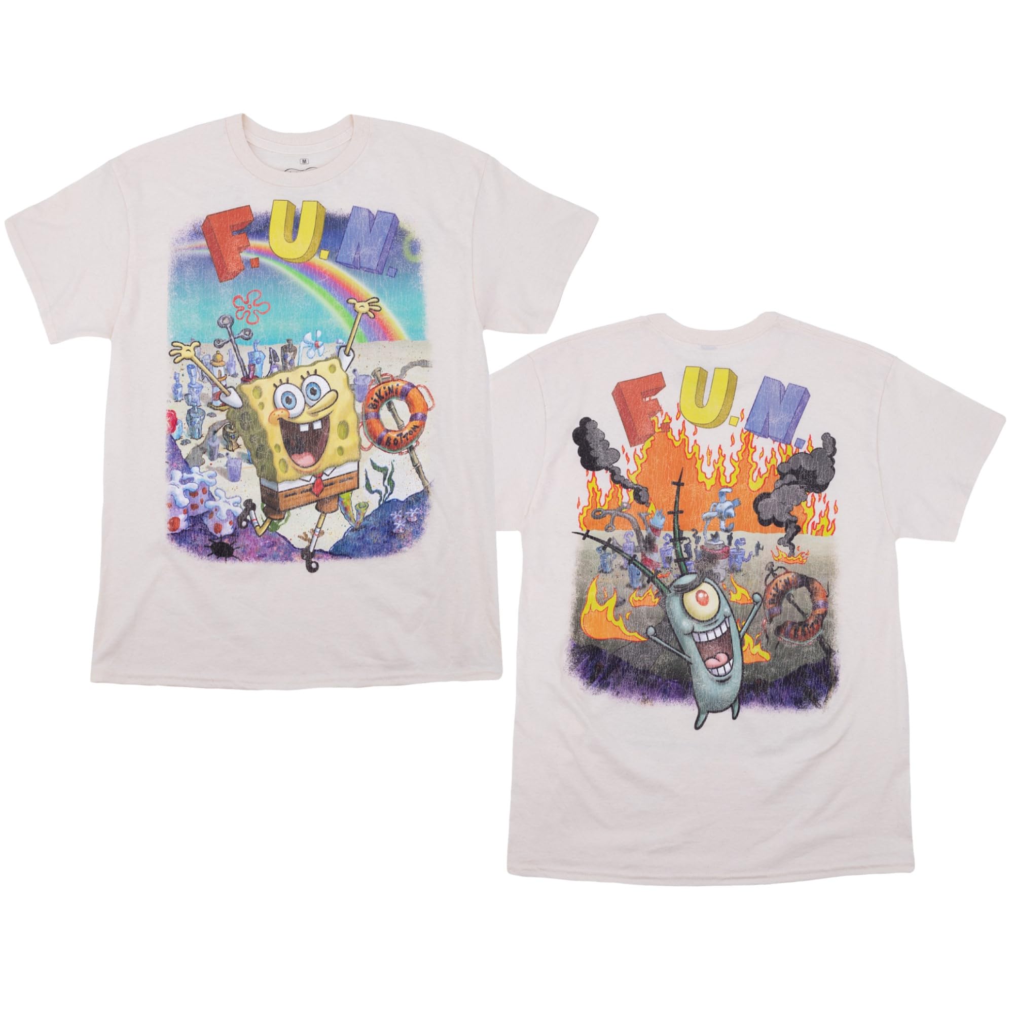 Ripple Junction Spongebob Squarepants Men's Graphic T-Shirt Officially Licensed