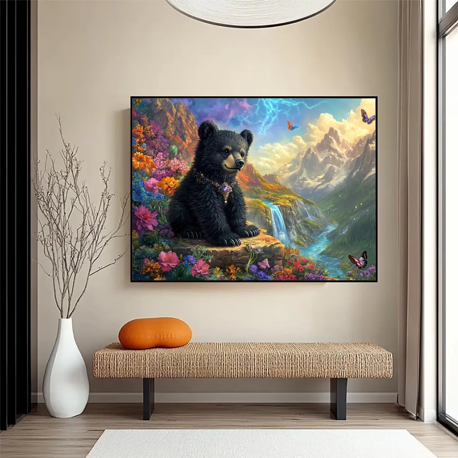 Diamond Painting Landschaft, 5D Diamond Painting Erwachsene 70x90cm qw1-689