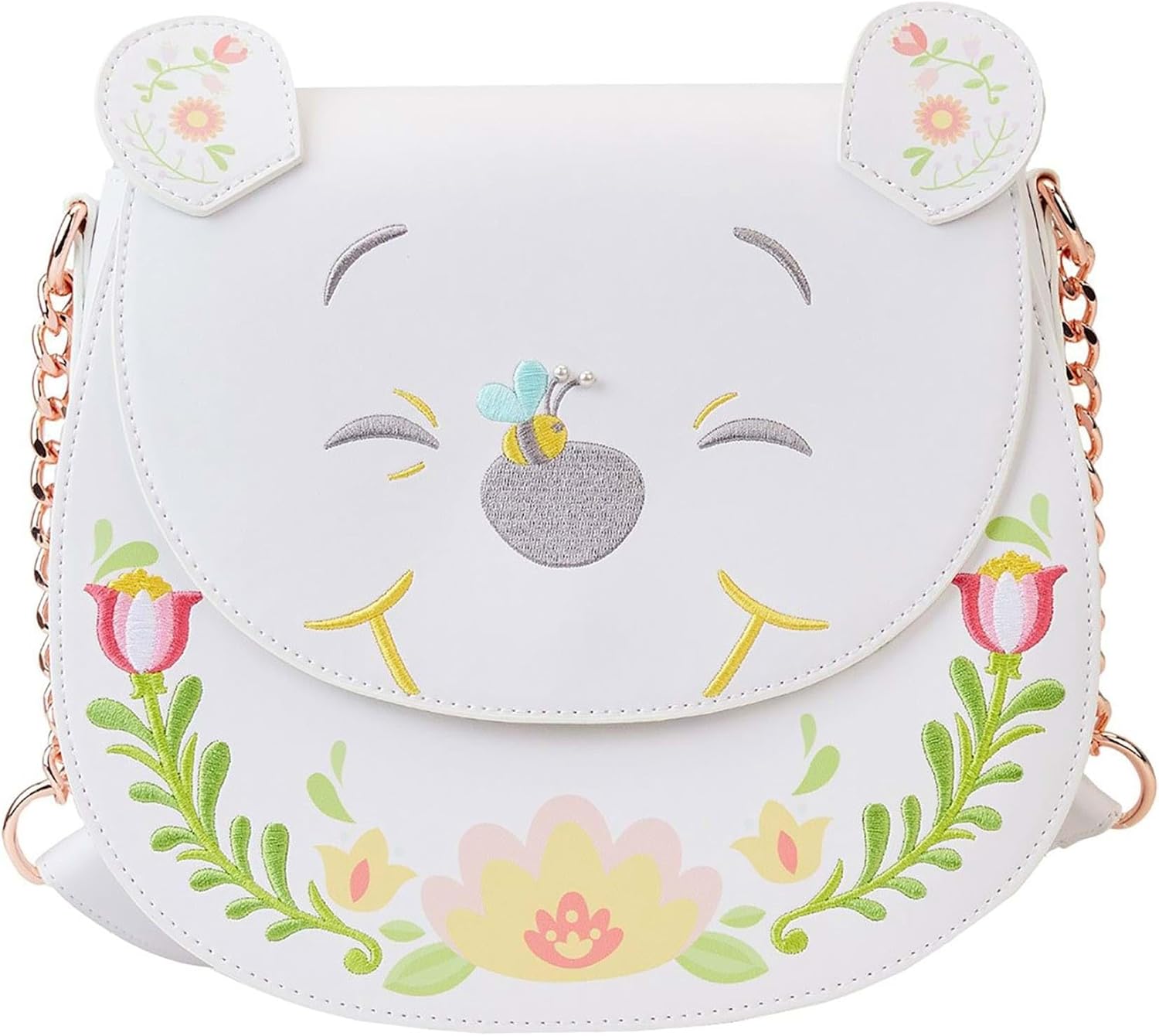 Loungefly Disney Winnie The Pooh Cosplay Folk Floral Crossbody ...