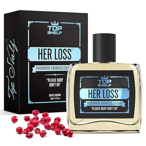 fugit Her Loss Cologne for Men, She lost masculino Colonias de 1.7 onzas líquidas, Her Loss the Feromone Men's, perfume de feromona, set de viaje