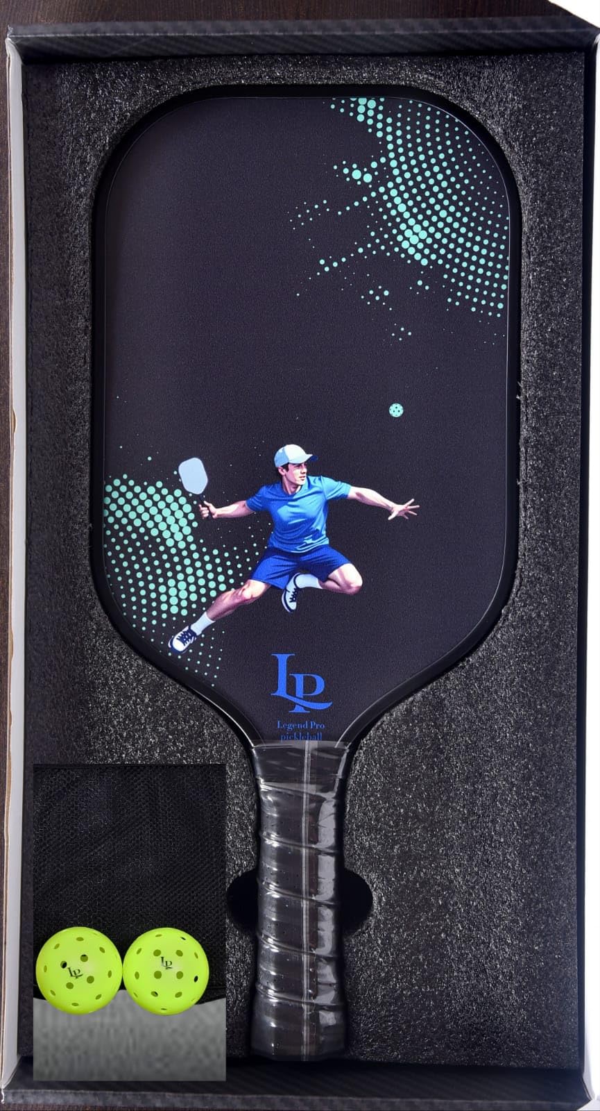 Pickleball Paddle Carbon Fiber T700 + 02 Balls-image-27