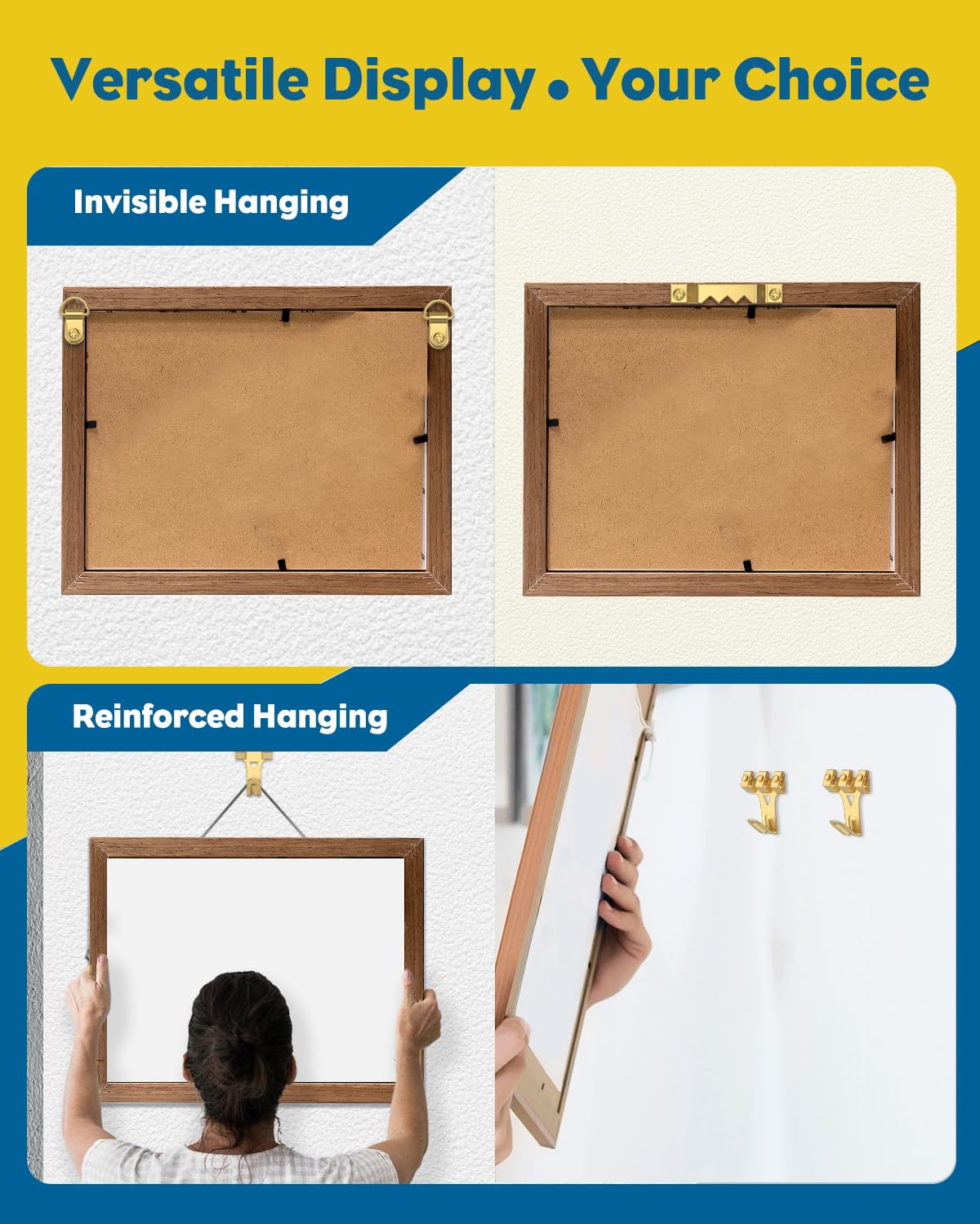 Uniclife Picture Hanging Kit - 330 Pcs Heavy Duty -5 Uniclife Picture Hanging Kit - 330 Pcs Heavy Duty -5