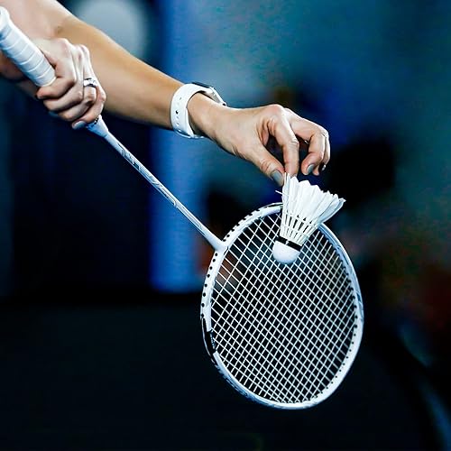 Miniatura 6 de PATIKIL Anillo de agarre para raqueta de bádminton, anillo de fijación de raqueta, anillo de goma absorbente de agarre en su lugar