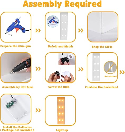 Miniatura 5 de Letrero de letras con luz LED de marquesina, letras grandes de 3 pies con luz I, mosaico gigante para baby shower, cumpleaños, compromiso, boda,