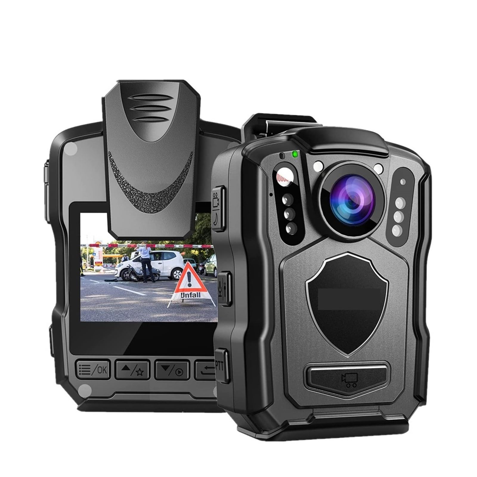 JVDDI Body Camera M5 1440P Body Camera 64GB Police Recorder 4200MAH Battery Bodycam Chest IP67 Waterproof Mini Cam for Outdoor Recording