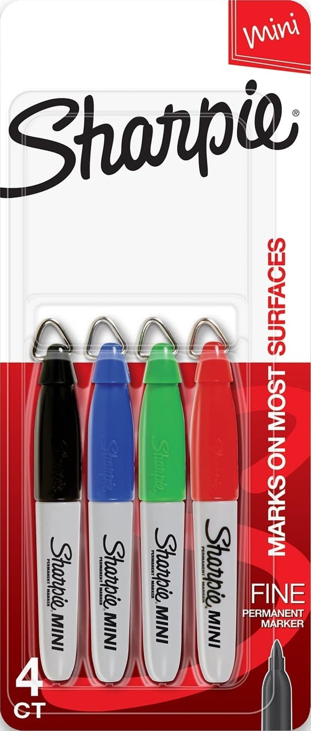 Sharpie Mini Permanentマーカー 4-Count