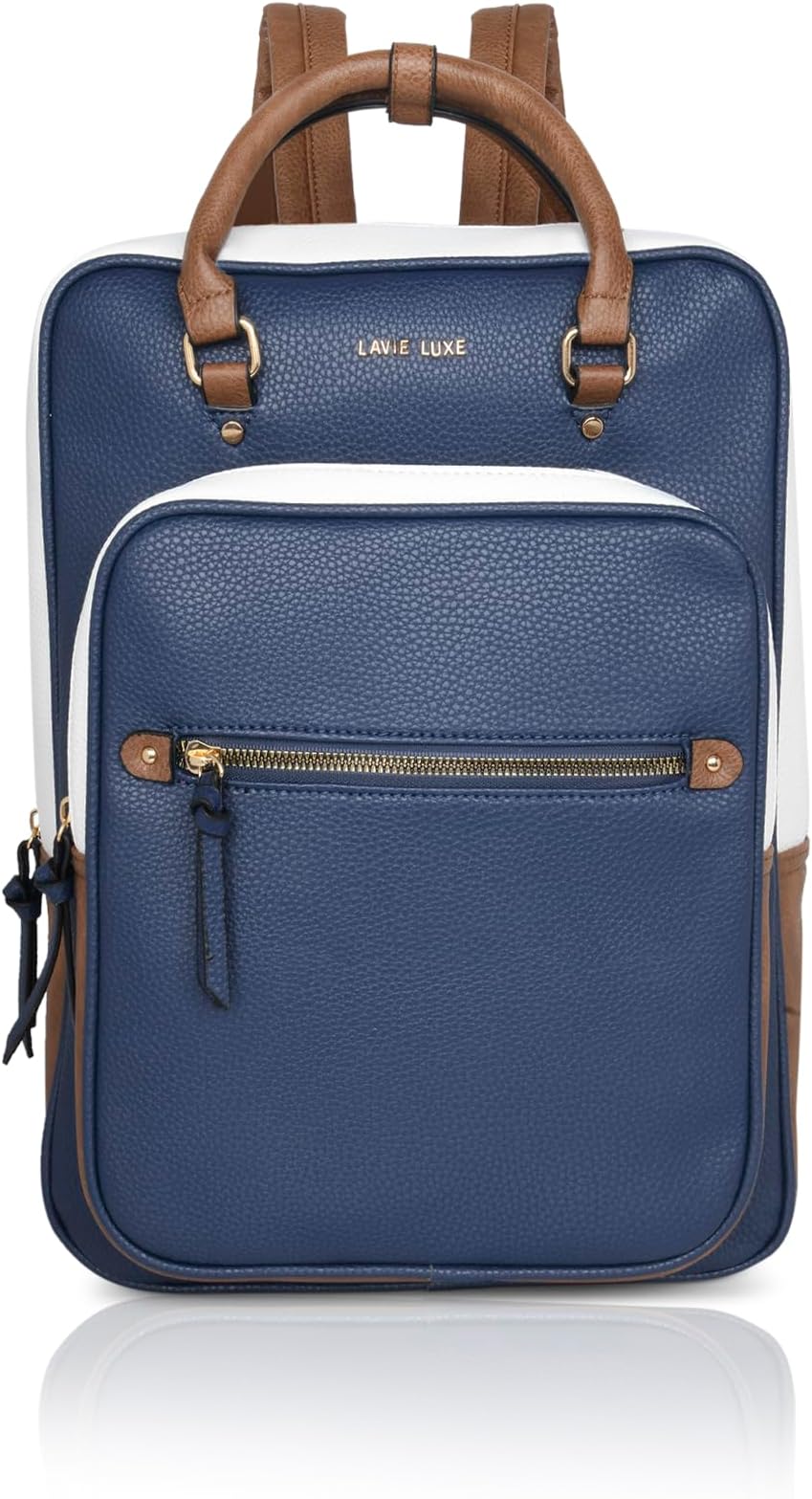 Lavie Luxe Women's Harris Laptop Backpack for Women | Fashion Backpack for Work | Ladies Purse | Stylish Shoulder Bag | Gift for Women