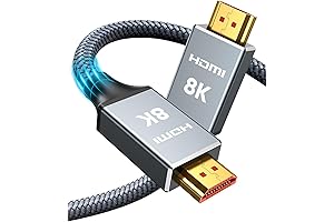 Capshi 8K HDMI Cables 2.1 Long, 30ft HDMI Cable High Speed